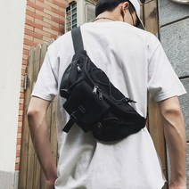 에스 ND 스트릿 벨티드 스포티 포켓 남여 공용 슬링백 크로스백