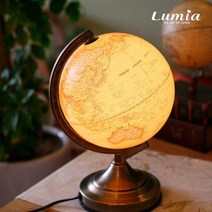 Lumia 엔틱 스탠드 지구본 조명 8 (구지름20cm), 없음