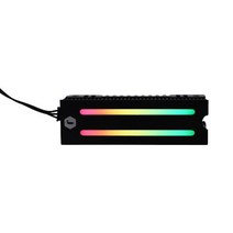 장우컴퍼니 JW-HTK08 M.2 SSD RGB 방열판 (Gray) 케이스쿨러, 선택없음