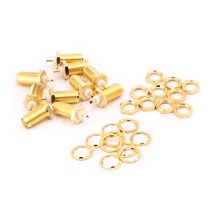 10pcs SMA-KY RF 커넥터 SMA 암컷 너트 벌크 헤드 핸들 데크 클립 솔더 컵, 다른