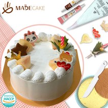 DIY (2호) 케이크 만들기 세트 (여름 아이스박스 추가필수!-내용참조) 키트 생일, DIY (2호) 케이크만들기, +다크펜20g, / 레드벨벳시트변경