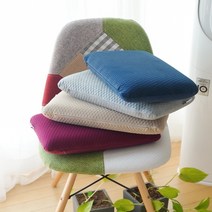 목편한 캠핑베개 휴대용 여행용 메모리폼 낮은 베개, 배게커버_꽃체크 블루