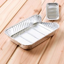 10P 은박도시락 알뜰형 B 10 BODY 20X15CM 도시락포장용기 플라스틱포장용기
