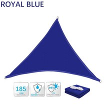농막어닝 야외 차양 방수 태양 그늘 항해 정원 캐노피 테라스 자동차 캔버스 차양 2, CHINA, 240x240x240cm, 로얄 블루