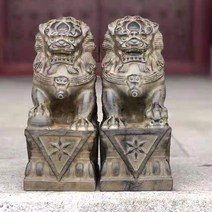 사자조각소품 사자공예석상 북유럽사자석상 풍수돌조각품 운수대통사자석상 돌조각품 공예돌조각품 행운돌조각품 돌조각소품 돌조각품조형물 풍수사자조각상, 올곧은머리사자 높이 100장 48폭 235쌍