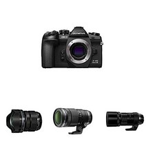 olympus om-d e-m1 mark iii 블랙 카메라 바디 및 zuiko 디지털 ed 7-14mm f2.8 프로 렌즈 앰프 zuiko 디지털 ed 40-150mm f2.8