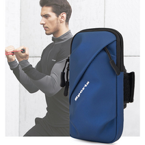 젠틀앵글러 등산 핸드폰 파우치 러닝 암밴드 미니크로스백, 블루