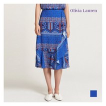 [올리비아로렌] _패턴 훌 A라인 스커트_VOBDKWF7121