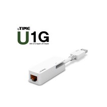 유선랜카드(기가비트)/외장형(USB어댑터)/1포트/기가비트/인터페이스:USB 3.0(Type-A) ipTIME U1G