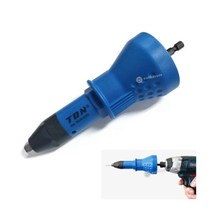 TON 톤 리베터기 (어태치먼트) TON-999 전동리베트어댑터 전기드릴 리베트아답타 핸드리베트 리베트압착기, 1개