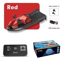 RC 배 선박 보트 미니 Rc 제 모터 보트 스피드 보트고속 전기 모형 장난감린이 장난감24G 5bEA1, 01 888-5 red