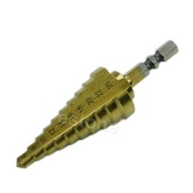 6mm ~ 25mm 계단 HSS 구멍 커터 스텝 콘 드릴 육각형 생크 1/4 