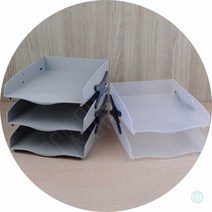 슈퍼 네오트레이 문서트레이 서류정리함, (2단 쿨그레이)
