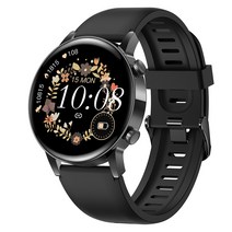 스마트워치 블루투스 통화 AMOLED 화면 1.3인치, 검, 하나