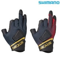 시마노 낚시장갑 3컷 방풍 마그네트 낚시장갑 GL-112V, L, 블랙-821928