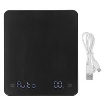 충전식 커피 저울 3000g 최대 중량 범위 4 레벨 유닛 스위치 전자 종료 0.1g 머신 제품, 한개옵션0