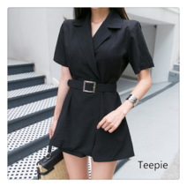 티피/Teepie 여름 여성 점프수트 오피스룩 정장 넥 점프슈트