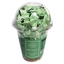 스위스 머랭쿠키 민트초코 수제 과자 30g, 6개