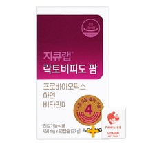 일동제약 지큐랩 락토비피도 팜 60캡슐(1개월) + 패밀리즈 비타민C 증정!
