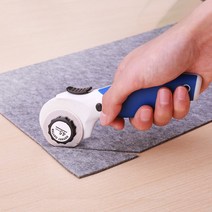 만능 천 가죽 종이 재단용 롤링 롤러칼 커터칼 택배칼, 본체B