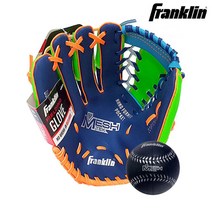 프랭클린 티볼 주니어 글러브. 볼세트 (22812L) (9.5in) (좌투용)야구장갑 글러브 야구배팅장갑 야구 야구글러브, 본상품
