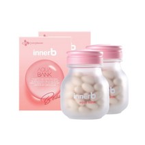 CJ 이너비 아쿠아뱅크 히알루론산 + 쇼핑백 증정, 56캡슐 x 2box