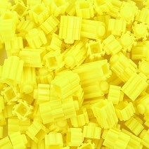 mytoys 디폼블럭 8mm 1000개 대용량 리필팩 33색상 도안집 증정, #1000개 12.레몬색