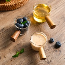 시시즈 우드 에스프레소 샷잔/소스볼/그릇/ 시럽 잔 다양한 용구, 50ml*3개