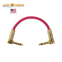 Lava Pink Diamond 6인치 RA/RA Plugs Patch Cable / 라바 패치 케이블 (15cm), *