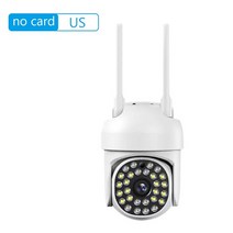 CCTV 방범 보안 감시 IP 카메라 현관 문 스마트폰 가정용 매장 무선 초소형 펫 씨씨티비 2.4g wifi 28 led 양방향 오디오 cctv 적외선 야간 실내 실외, 미국 플러그, 미국 플러그