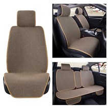 자동차 시트 커버 linen car seat cover protector flax front or rear seat back 쿠션 패드 매트 등받이 for auto truck, 1인용 커피, 협력사