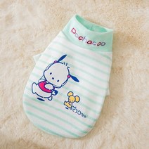 강아지 고양이 옷 부드러운 스판 원단 터틀넥 티셔츠 목티 목폴라 실내복, 민트