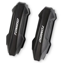 야마하 오토바이 25mm 크래시 바 범퍼 엔진 가드 블록 보호 커버 YZF R3 R6 RD250 RD400 TDM850 TDM900, 18 B balck TDM850