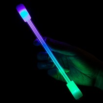 펜돌리기 펜돌리기펜 돌리는 펜 펜돌리는법 led 조명 야광 초보자용, 버블 LED 합금 발광 펜