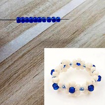 동보 3mm 불투명한 자기구슬 솔리드 물빠짐 없는 토호 비즈 반지, T8 #-3Mm/10G