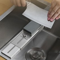 석정반 숫돌 나이프 워터 스톤 플레이트 그라인딩 숯불 기본 각도 가이드 싱크 브리지 홀더, [02] large