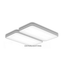 LED 화이트 거실등 인테리어 거실조명등 120W 20평 2등 거실등 30평 포인트 거실등 2+2 국산칩 주광색 주백색, 4000K