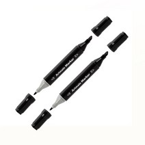 [아트메이트]트윈마카 2입/블랙, 선택:[6686310]옵션없음