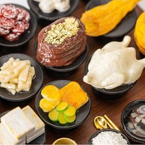 지안 제사상 미니어처 납골당 꾸미기 미니어쳐 제사상 장식, 1인상 산수화