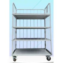 롤테이너 대차 구르마 끌차 핸드카 적치대 팔레트, 상세 페이지 참고, 3면 800x600x1700(문없음)