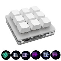 매크로 키보드 숫자 키보드 29 키 QMK 핫스왑 YMDK RGB 지지대 기능 C타입 MX 스위치 기계식 넘버패드 게임 포토샵용, 15320, [01] as picture