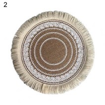 여름 거실 라탄 러그 빈티지 침대 매트 원형 사각 카페트 패션 등나무 삼발 단열 천연 수제 면화 아마 식탁 주방용 미끄럼 방지 짠 플레이스