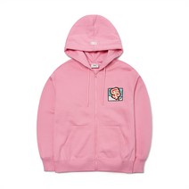 MLB 시티 오버핏 기모 후드집업 SF (Pink) 704698
