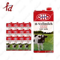 코함 믈레코 자연방목 멸균 우유, 1000ml, 12개