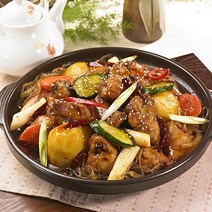 [헐크치킨] 안동찜닭 밀키트 1kg(2~3인용) / 닭한마리 소스 야채 / 국내산 냉장닭 사용