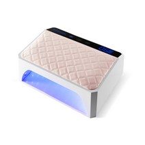 네일흡진기 2023 무선 충전식 LED UV 전문 아트 매니큐어 젤 178W, 1.분홍색 - 미국