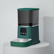 노즈워크 사료자동 반려동물 6L 대용량 애완 동물 피더 스마트 음성 레코더 앱 제어 타이머 와이파이 그릇, 02 green_03 APP With Camera