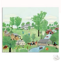 세잔느화실 명화 캔버스 그림 액자 봄 날 Spring time 1953 + 꼭꼬핀