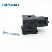 1pc 플러그 솔레노이드 밸브 코일 커넥터 DIN43650 A B C 밸브 코일, DIN43650B, DC 24V, 02 DIN43650B_04 DC 24V
