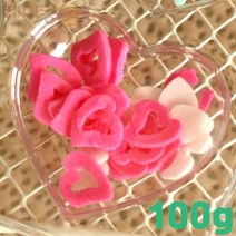 베이킹얌 스프링클 하트링 100g, 1개